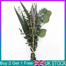 15Pcs Natural Dried Lavender Eucalyptus Leaves Flowers Bunch Leaves Home Decors