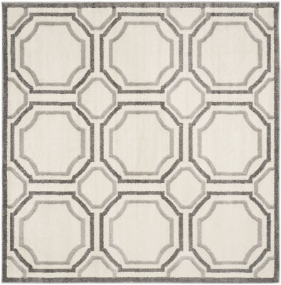 Safavieh Amherst IVORY / LIGHT GREY 7' X 7' Square  - AMT411E-7SQ