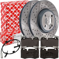 febi Gelochte Bremsscheiben 294Mm + BelÄGe Vorne Passend FüR Mini R55 R56 R58