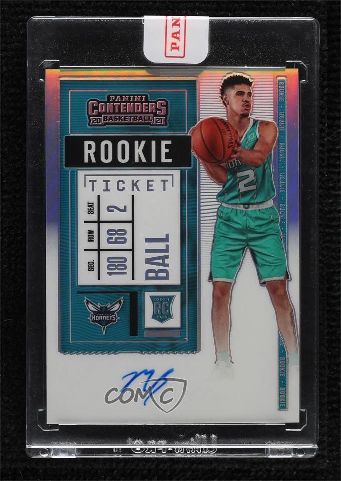 2020 Contenders Ticket Variation Premium Edition Lamelo Ball Rookie Auto RC lz7
