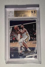 Zion Williamson Rookie Red /149 Beckett 9.5 Panini Chronicles Prestige #60