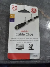 GE 33614 Nail-in Cable Clips, 20 Counts By JASCO