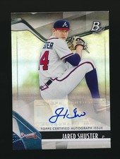 2021 Bowman Platinum Top Prospects Auto Jared Shuster #TOP-97 Auto Braves