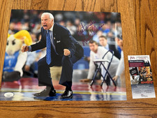 Coach Roy Williams UNC Tar Heels Signed 11x14 Photo- JSA AUTHENTICATED- AUTO HOF