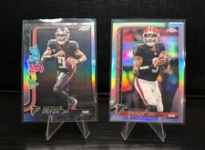 2025 TOPPS CHROME MICHAEL PENIX JR. Chrome REFRACTOR, Future Stars Refractor 