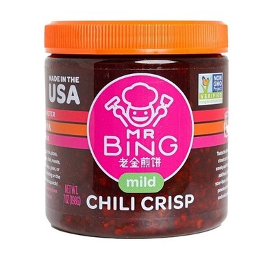 Mr. Bing Foods Mild Chili Crisp, 7 Ounce, 6 Per Case