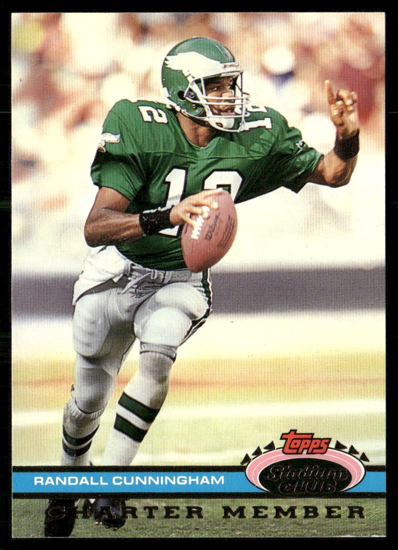 1991 Stadium Club Charter Member #NNO Randall Cunningham