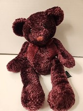 Russ Serenade Burgundy Bear approx. 12"
