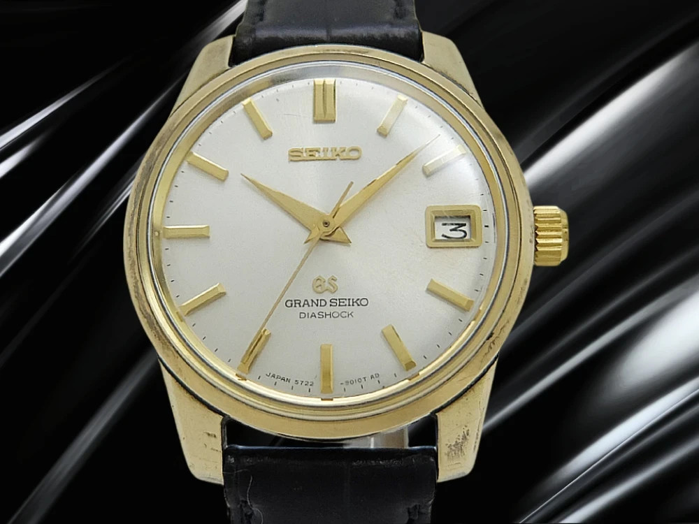 ＧＲＡＮＤＳＥＩＫＯ グランドセイコー ５７ＧＳ「５７２２ー９０１１」 Grand Seiko 5722-9011 36mm CG/SS Silver Dial 57GS Manual 1968