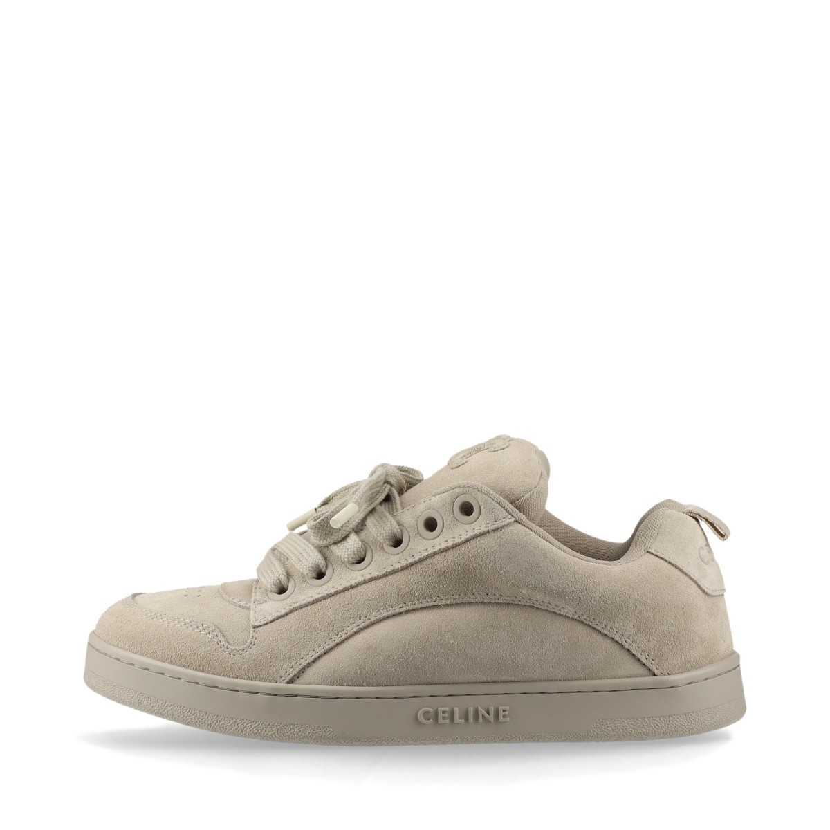 【CELINE】HUNTINGTON SNEAKERS Celine Huntington Hedi Period Suede Sneakers 40 Unisex Gray