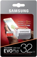 Samsung 32GB EVO Plus Class 10 Micro SDHC with Adapter MB-MC32GA/AM