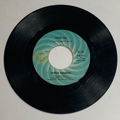 Detroit Emeralds   Show Time 7'' Record 45 RPM RT Label Soul Funk