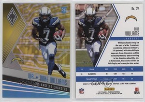 2017 Panini Phoenix Rookies Yellow /75 Mike Williams #122 Rookie RC