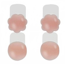 Nipplecovers Silicone Nipplecovers 2 Pairs Reusable Breast Lift Pasties Invis.