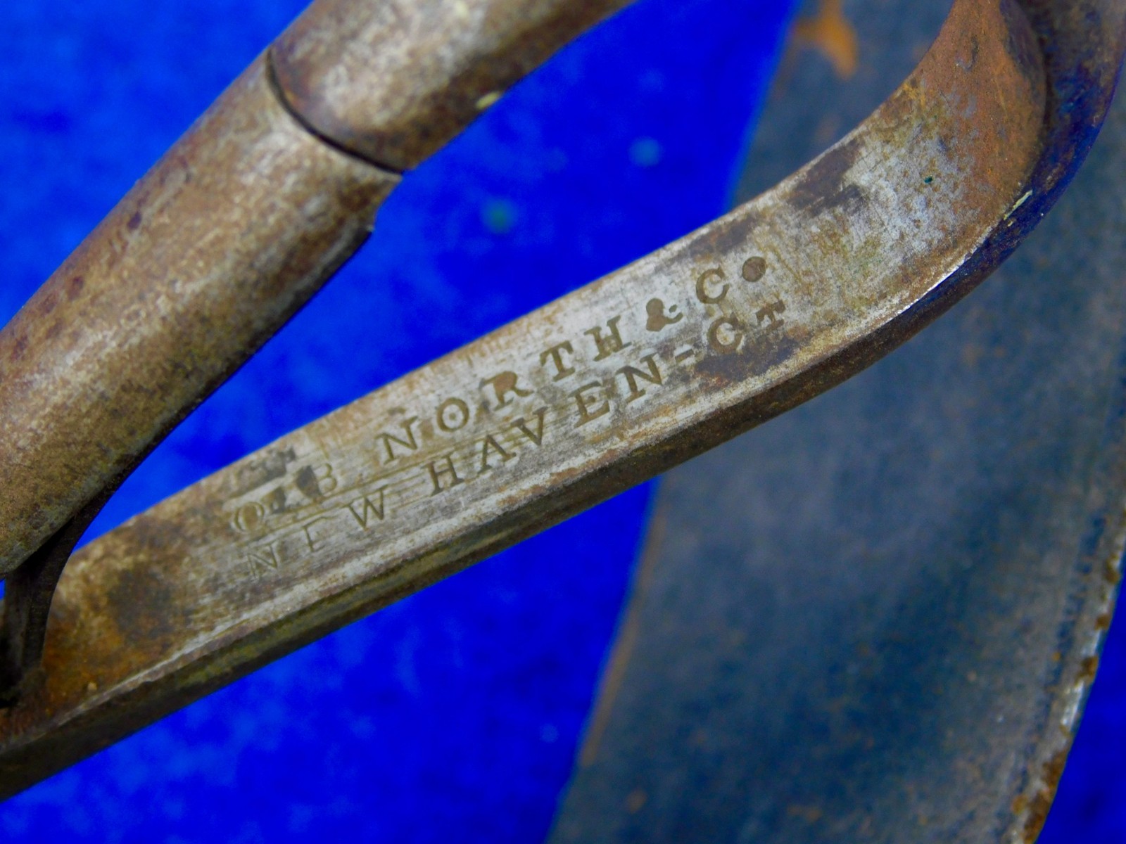 Antique US Civil War Carbine Rifle Leather Sling with Hook