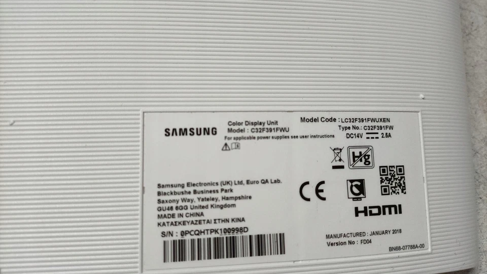DEFEKT LED-MONITOR LC32F391FWUXEN 31,5'' 1920X1080,,,, - Bild 3 von 4
