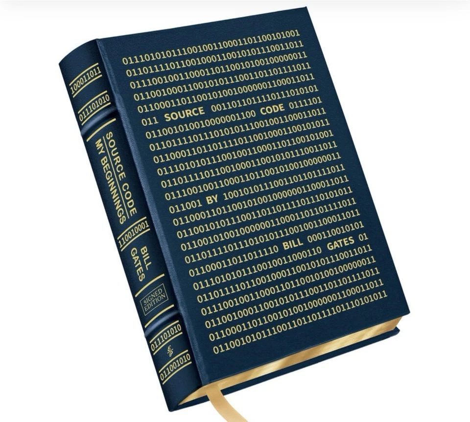 Bill Gates' Source Code: My Beginnings | Signed | Leather 22k Gold - LE - Image 2 of 3