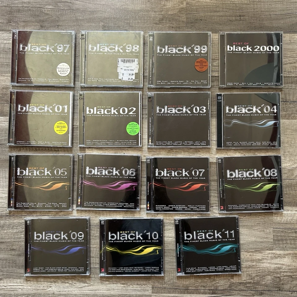 CD DJ Set Best of Black 1997 bis 2011 15 Doppel CDs in sehr gutem Zustand