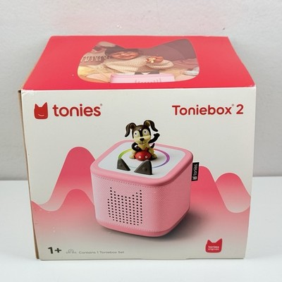 Tonies Toniebox 2 Pink Audio Player Starter Set Kids 1+ Playtime Puppy Open Box