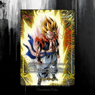 Dragon Ball Super Fusion World Energy Marker Gogeta SS E-129 2nd Anniv Promo NM