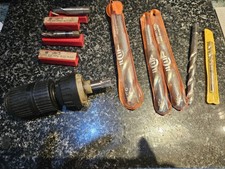 Drill Bits & Chuck Assortment 8 Items