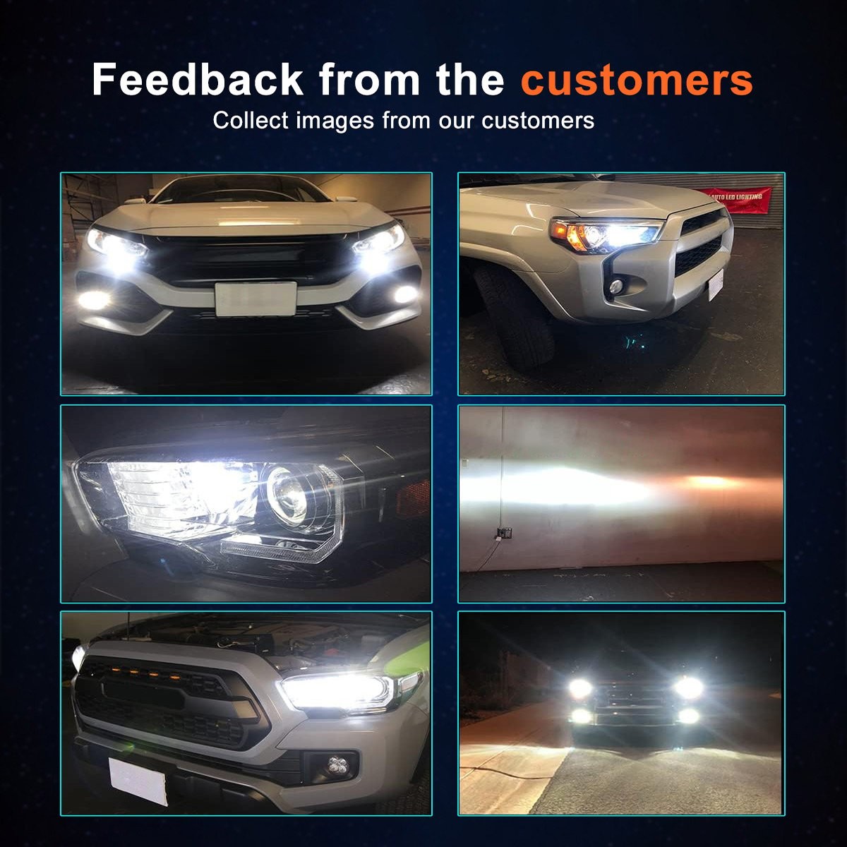 For Chevy Suburban 2500 2000-2006 LED Headlight Hi/Low Fog Light Bulbs Combo Kit