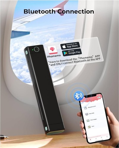 Phomemo M08F Bluetooth Portable Thermal Printer Support 8.5" X 11" US Letter - 第 6/7 張圖片