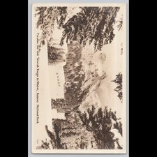 Postcard Paradise Inn Tatoosh Range Winter Rainier National Park