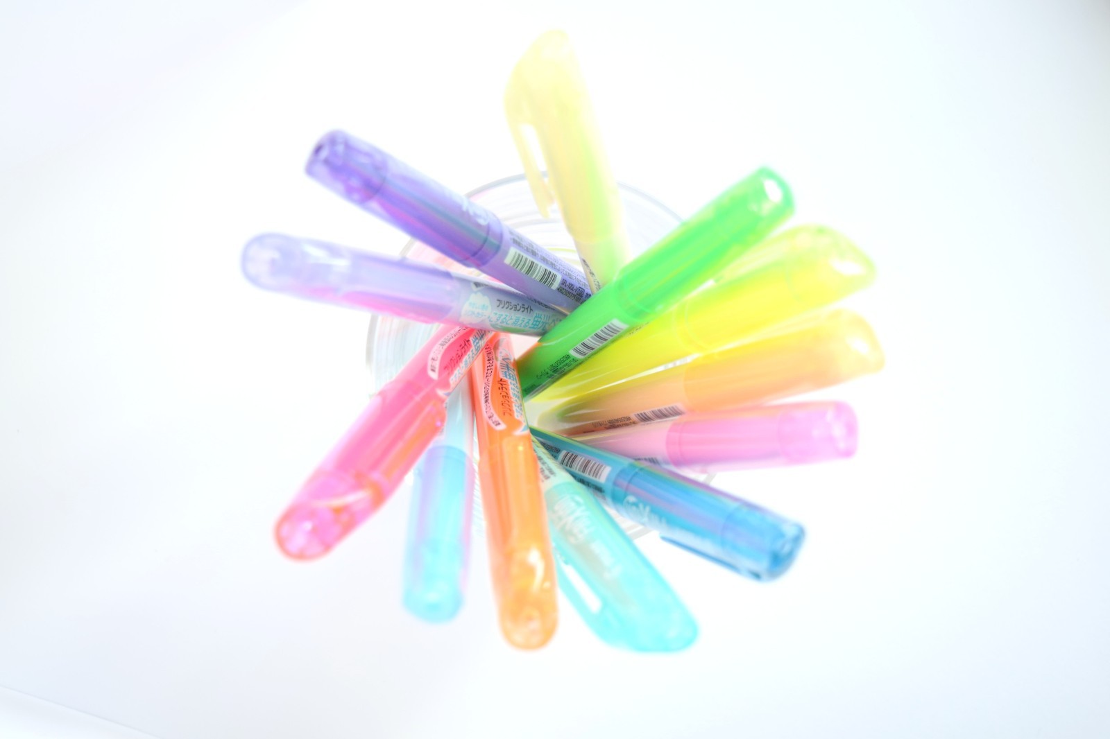 Pilot Frixion Erasable Highlighter Pen 12 Colors Set with Eraser