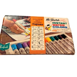 Vintage Mr Sketch, Instant Water Colors, Markers