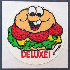 Vintage TREND Scratch and Sniff MATTE Sticker SALAMI