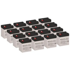  16-PACK APC RBC140 UPS Battery Replacement Set of 16 - 12V 5.5Ah by SigmasTek