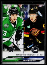 2023-24 Upper Deck #450 Wyatt Johnston / Andrei Kuzmenko CL
