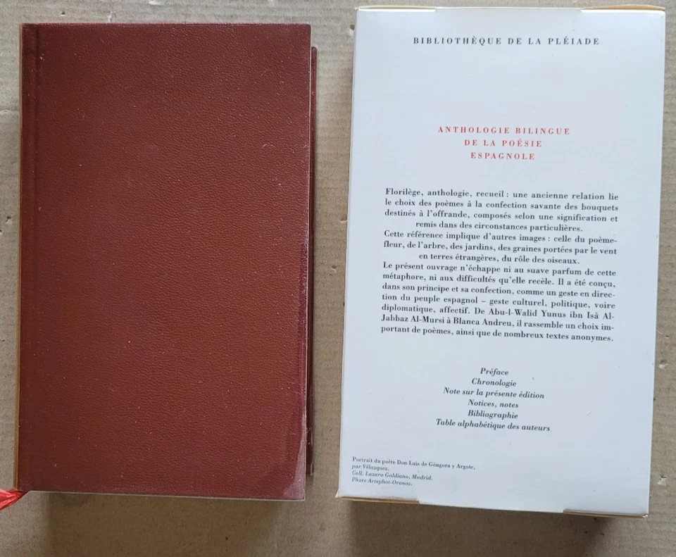 Anthologie bilingue de la poésie espagnole Bibliothèque de la Pléiade 1995 - Photo 4/4
