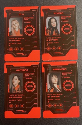 Kpop DREAMCATCHER Vision Jiu, Yoohyeon, Handong, Siyeon Official Photocard Set