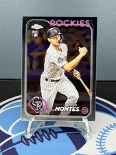 2024 Topps Chrome #182 Coco Montes RC - Colorado Rockies