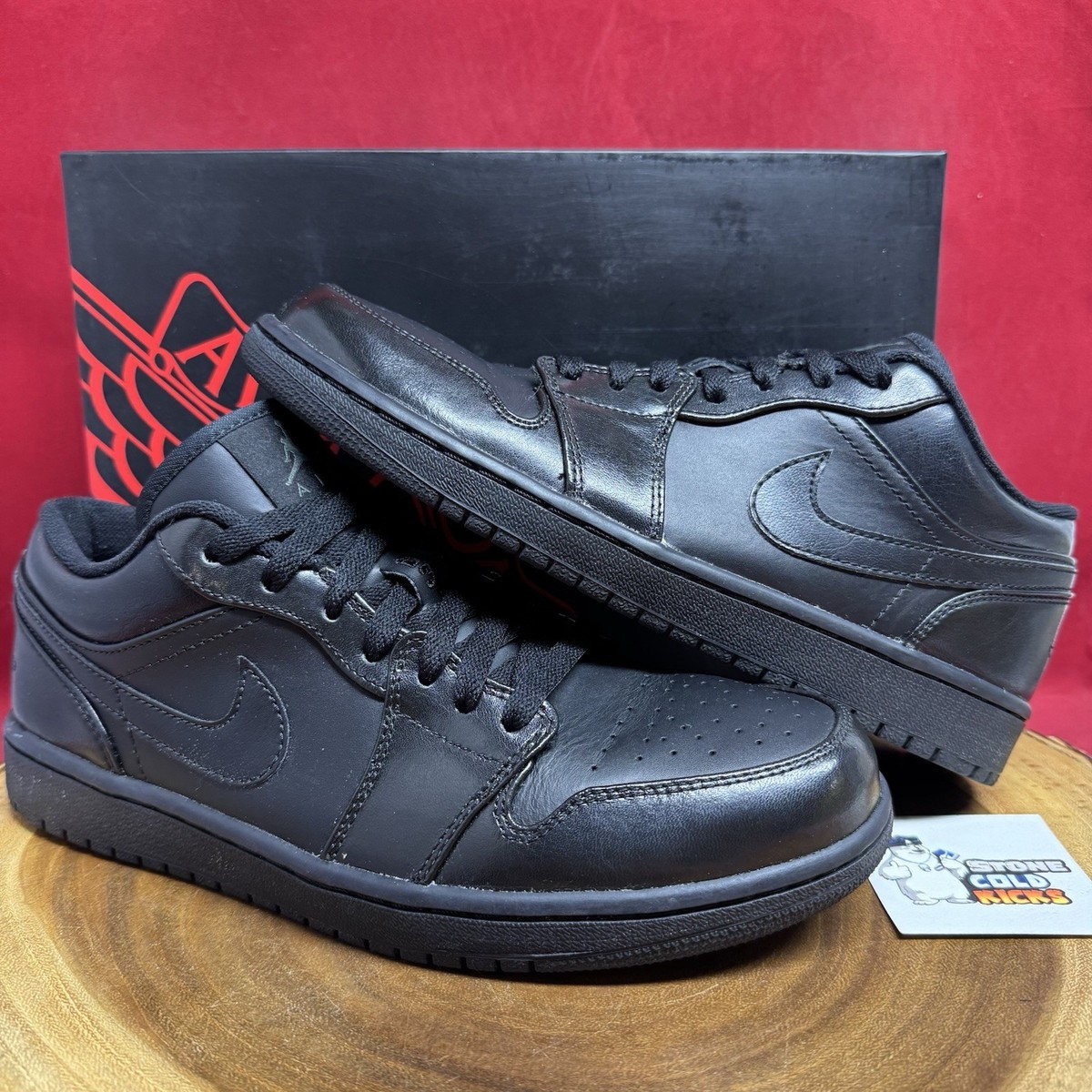 値下げします。AIR JORDAN ブラックローファー US5 Nike Air Jordan 1 Low Triple Black Size 8.5 -553558-010 I III IV V