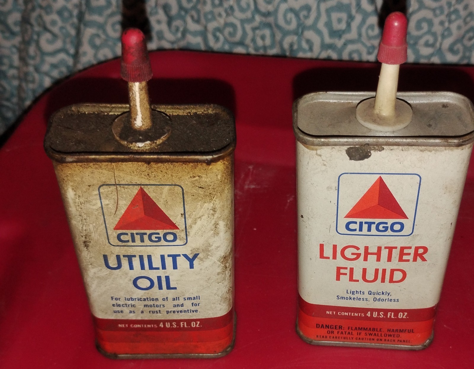 Fluid Cans Vintage Gas & Oil Advertising Collectible