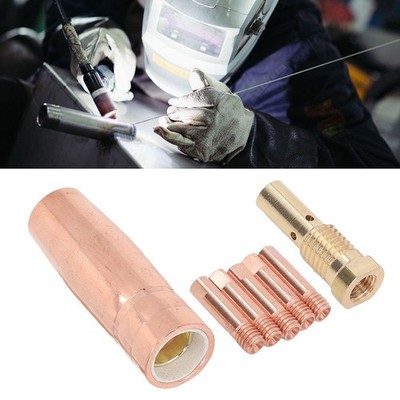 7 Stück Messing Düsenspitze Set für Century FC90 Easy Weld zum MIG Schweißen