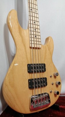 [G&L] Custom Shop L-2500 VNAT Vintage Natural USA Solid 5 String Bass Guitar