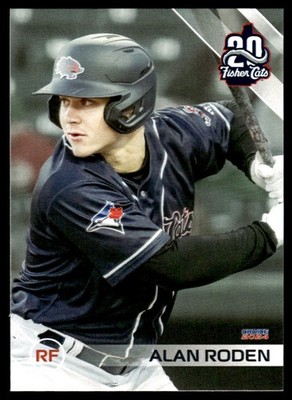 2024 Alan Roden Choice Minor League Rookie RC New Hampshire Fisher Cats