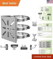 Adjustable Wall Mounting Bracket with 3 Loops - Ideal for Home Security Cameras