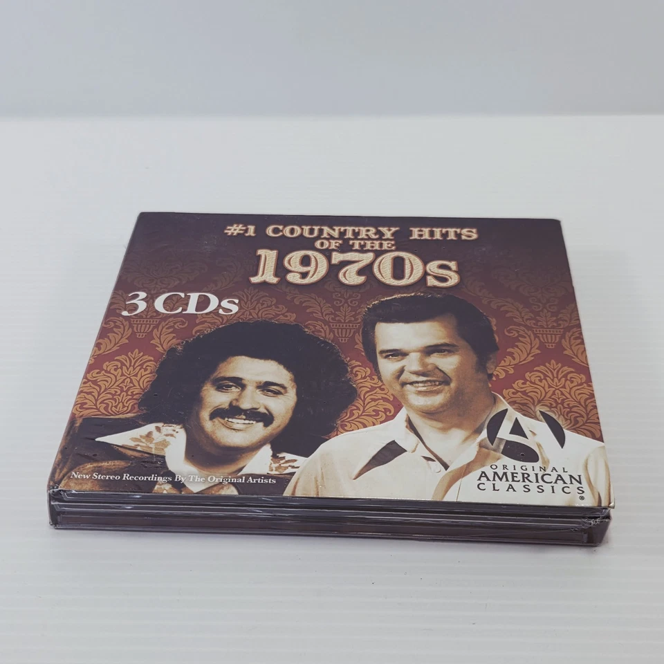 #1 Country Hits Of 1970's - V/A (3 CD's Digipak) New Sealed - Image 3 of 4
