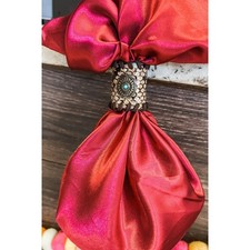 NEW Turquoise Concho Scarf Slide Western Accessory