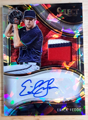 Erick Fedde /15 (AUTO, MEM)   2021 Panini Select - Nationals