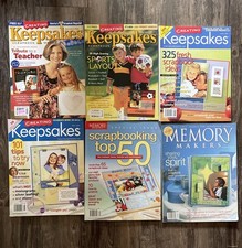 Creating Keepsakes 4 Memory Makers 2 Magazines 2001-2004 Lot Of 6