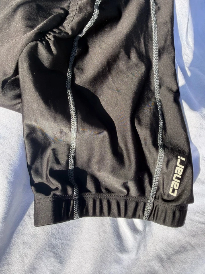 Canari Men’s Cycling Shorts M Gel Pad Black Elastic Waist Stretch - Image 4 of 4