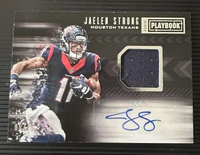 Jaelen Strong 2016 Playbook Signature Materials Autograph #39/49
