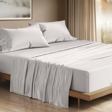 100 Egyptian Cotton Queen Sheets Set - 1200 Series Plush Collection Luxury