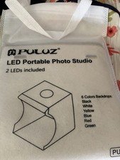 PULUZ PU5022 LED Portable Photo Studio Light Tent with 6 Color Backdrops